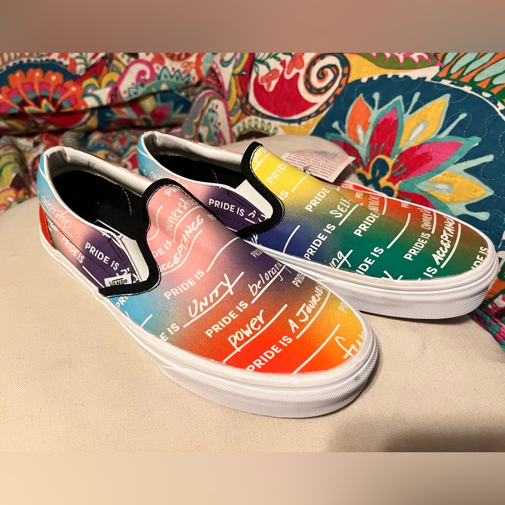 Vans Multicolor Pride Slip-On Sneakers